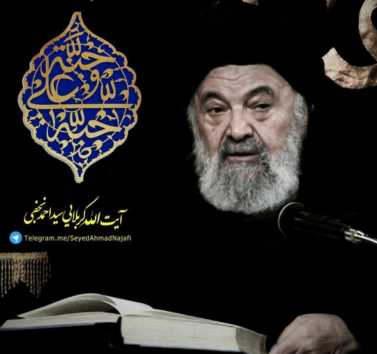 حضرت آیت‌الله‌کربلایی‌آقاسیداحمدنجفی (تخلص)